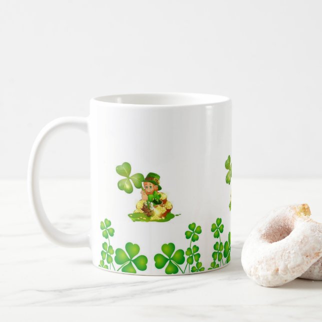 Saint Patrick's Day-mugg Kaffemugg (Med munk)