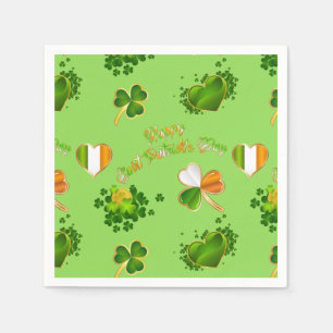 Saint patrick's day pappersservett