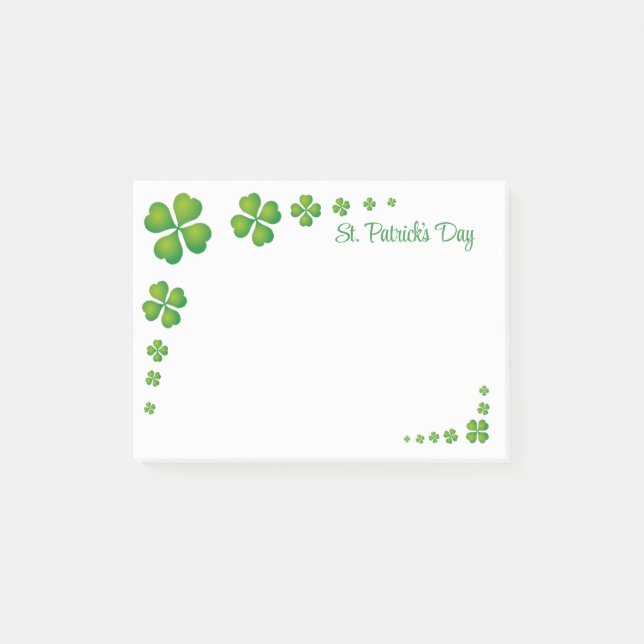 Saint Patrick's Day  Post-it Block (Framsida)