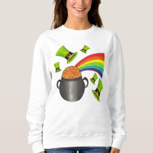 Saint patrick's day Pot o Guld Rainbow Leprechaun T-shirt