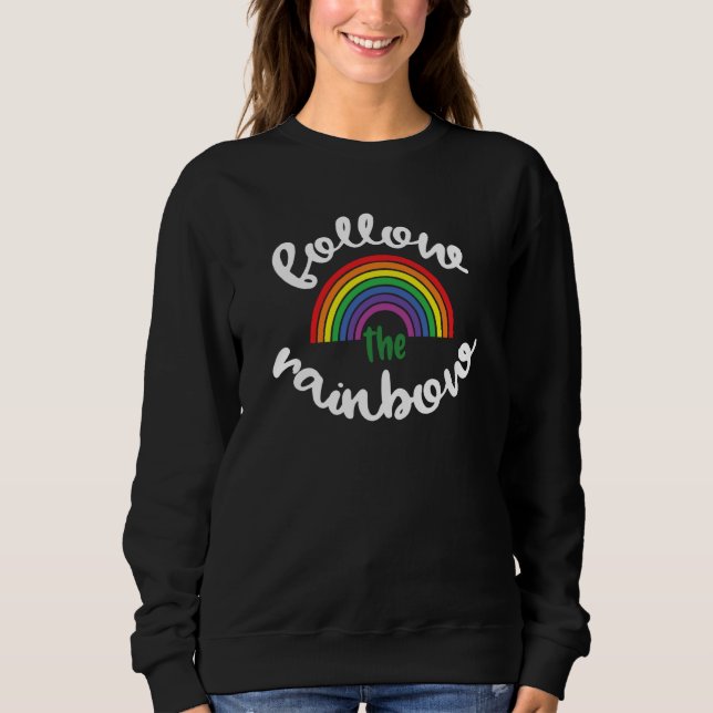 Saint Patrick's Day Rainbow Lucky Charm Paddy's Da T Shirt (Framsida)