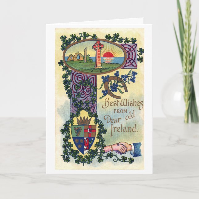 Saint patrick's day, Shamrock Kort (Framsida)