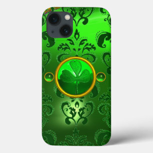 SAINT PATRICK'S DAY SHAMROCK MED GRÖNT DAMASK