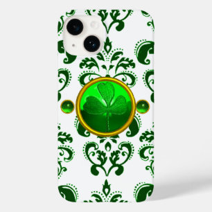 SAINT PATRICK'S DAY SHAMROCK MED GRÖNT DAMASK