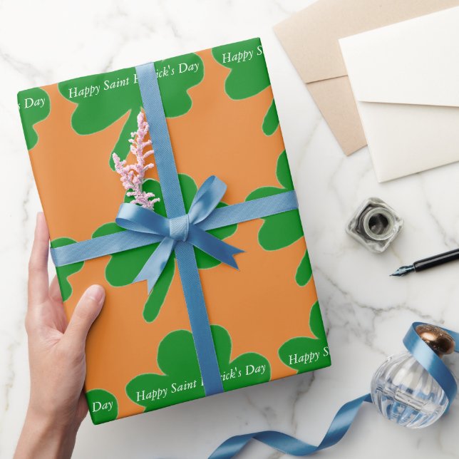 Saint patrick's day Shamrocks Presentpapper (Gåvor)