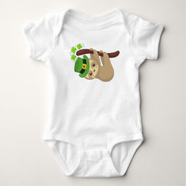 Saint patrick's day Sloth, Leprechaun Hat, Klöver T Shirt