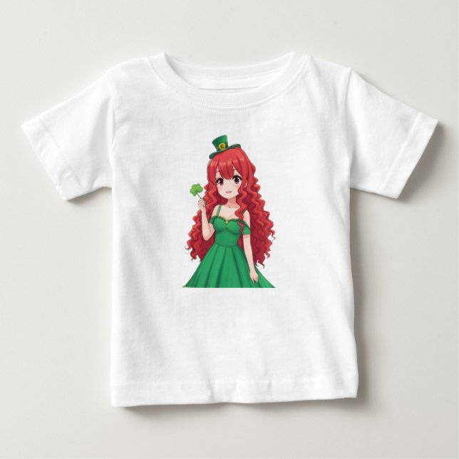 Saint patrick's day söt, iriska djurglas t shirt (Framsida)