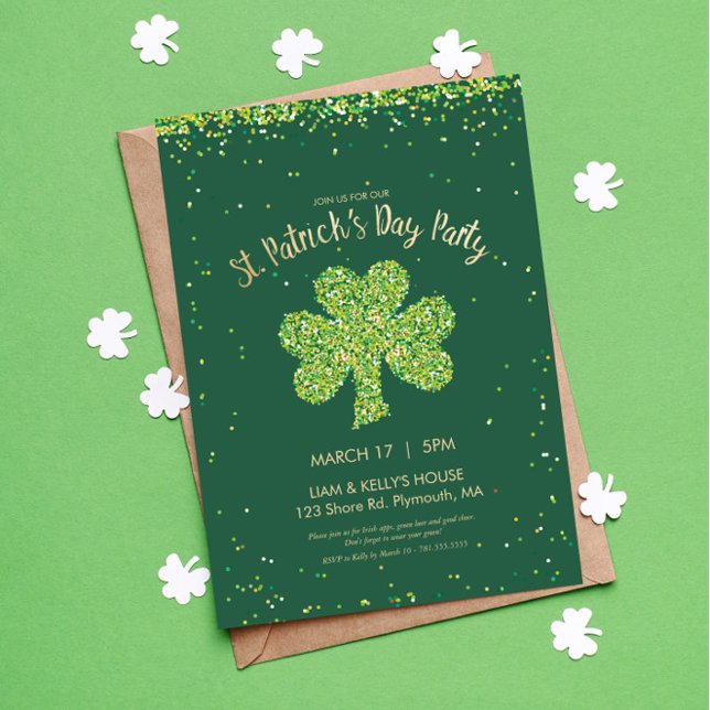Saint patrick's day (St. Paddy's-dagen) Inbjudan (Skapare uppladdad)