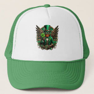 Saint patrick's day steampunk klöver keps