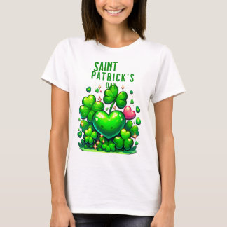 Saint Patrick's Day T-shirts: Fira med grönt med T Shirt