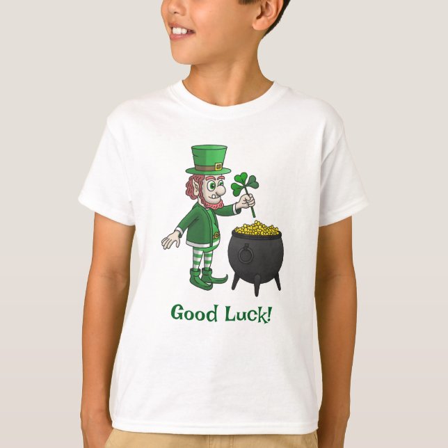 Saint Patrick's Day Tomte T Shirt (Framsida)