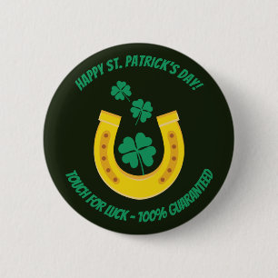 Saint patrick's day touch for lycka till Button Knapp