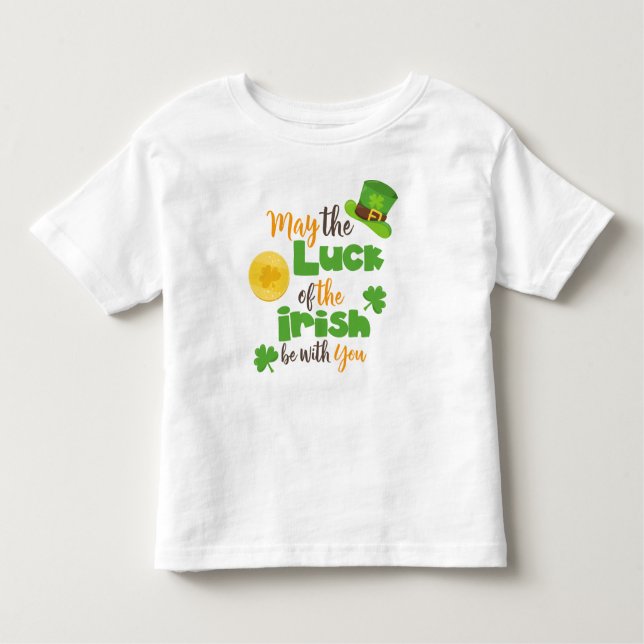 Saint patrick's day, Tur på Irland, Klöver T Shirt (Framsida)