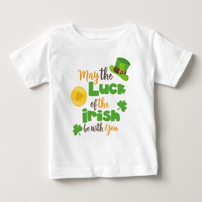 Saint patrick's day, Tur på Irland, Klöver T Shirt (Framsida)