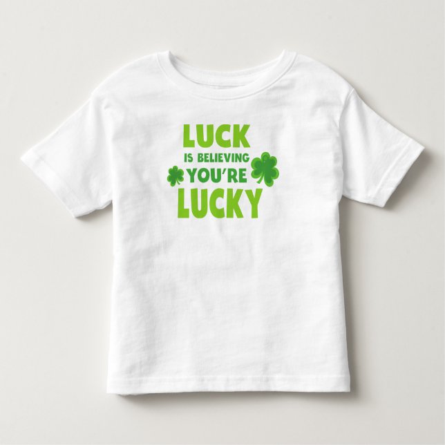 Saint patrick's day, Tur, tro att du är Lucky T Shirt (Framsida)