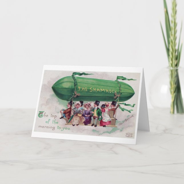 Saint patrick's day, Vintage Kort (Framsida)
