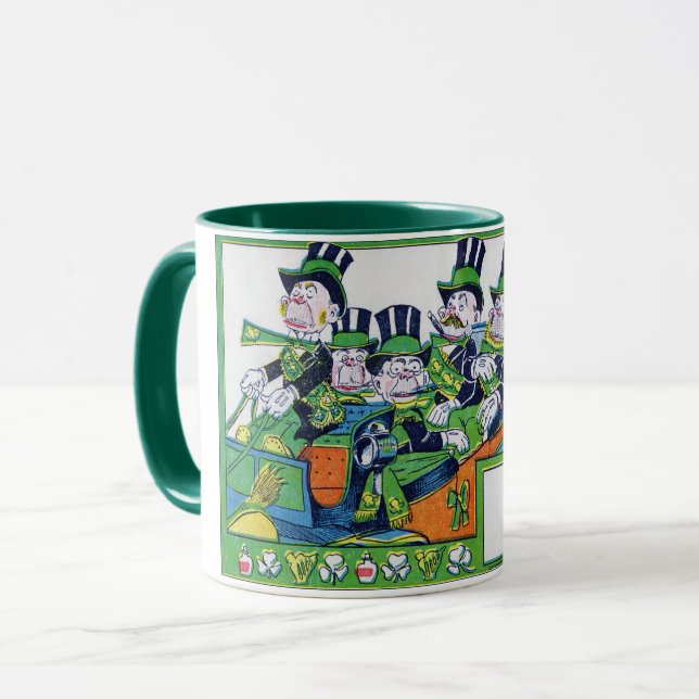 Saint patrick's day, Vintage Mugg (Framsida vänster)