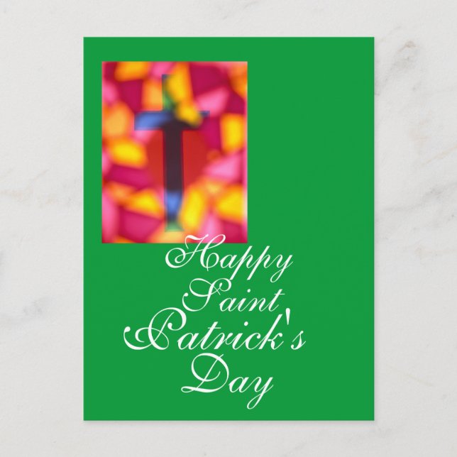 Saint Patricks Day Vykort (Framsida)