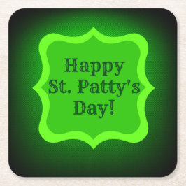 Saint patrick's day Wish Underlägg Papper Kvadrat