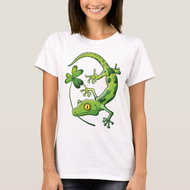 Saint patrick's dayGecko T-shirt (Framsida)