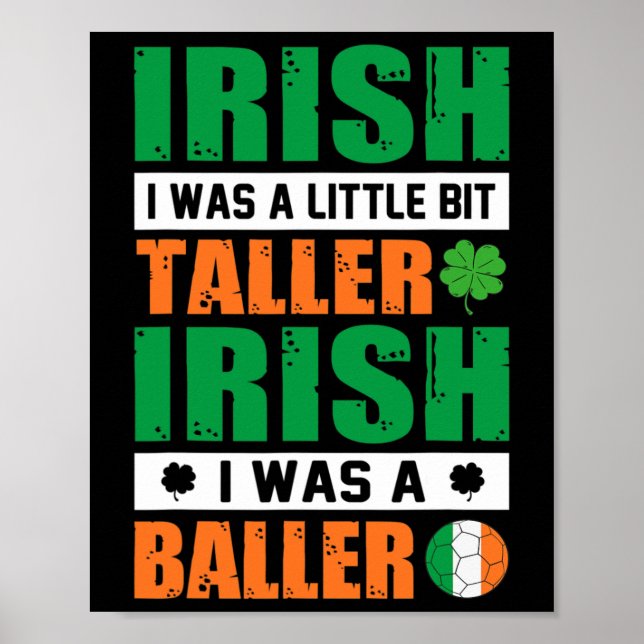 Saint Patricks Irish, jag var lite längre och B Poster (Framsidan)