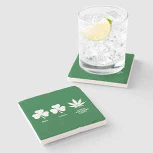 Saint Patricks Roliga Party för Killar  Stenunderlägg