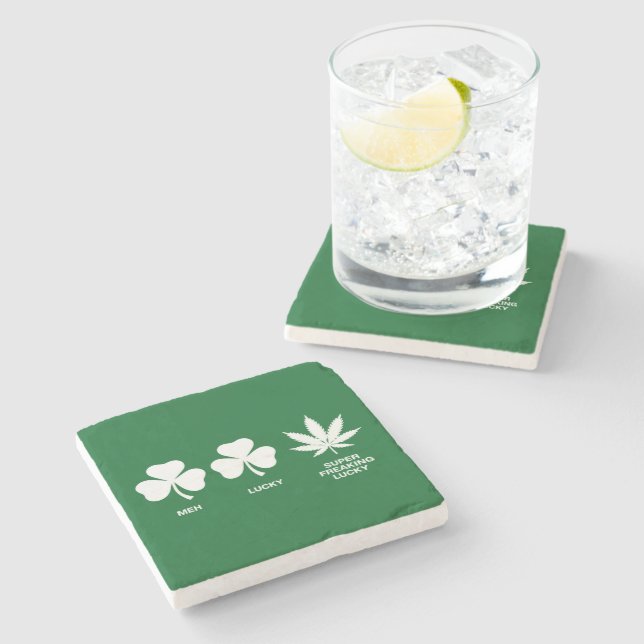 Saint Patricks Roliga Party för Killar  Stenunderlägg (Sidan)