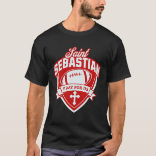 Saint Patron Saint of Football Players Spor T Shirt
