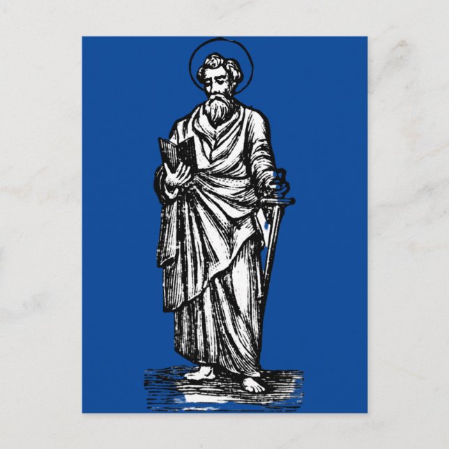 Saint Paul Apostle till Gentiles Vykort (Framsida)