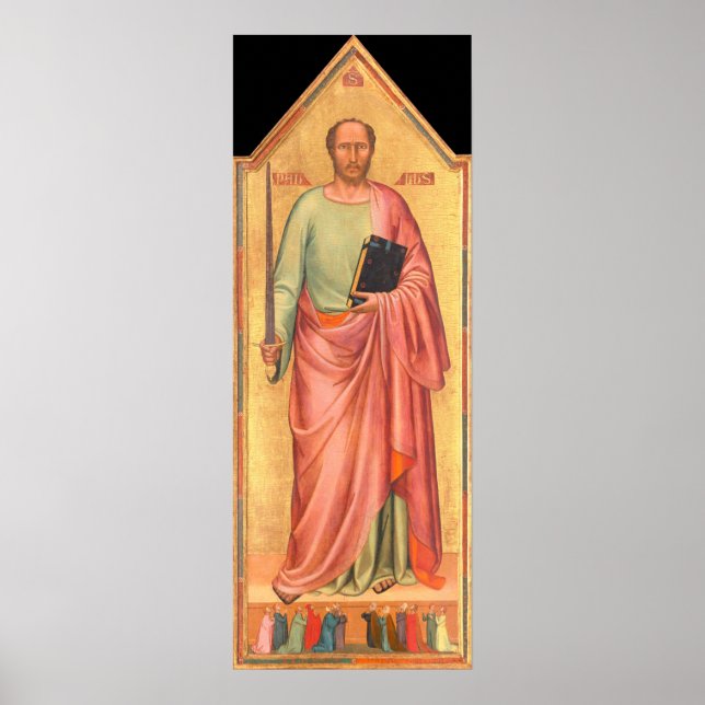 Saint Paul - Bernardo Daddi Fine Art Poster (Framsidan)