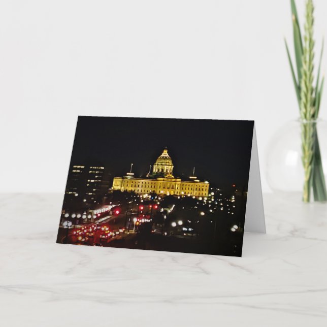 "Saint Paul Capital" gratulationskort Kort (Framsida)
