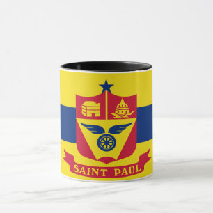 Saint Paul flagga Mugg