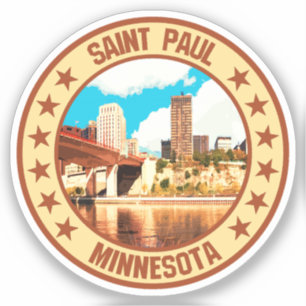 Saint Paul Klistermärken