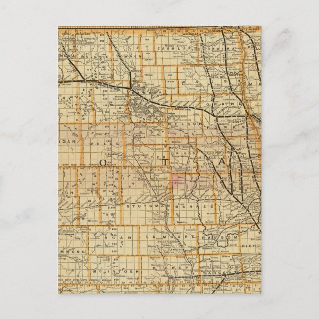 Saint Paul, Minneapolis och Manitoba Railway 2 Vykort (Framsida)