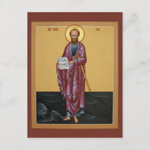 Saint Paul Prayer Card Vykort