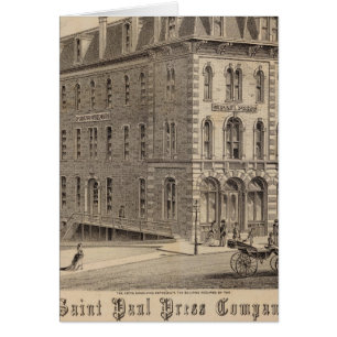 Saint Paul Press Company Hälsningskort