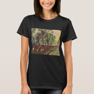 Saint Paul-sjukhuset och trädgården av Vincent van T Shirt