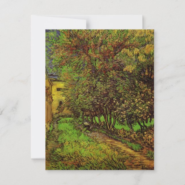 Saint-Paul-sjukhusets trädgård av Vincent van Gogh (Framsida)