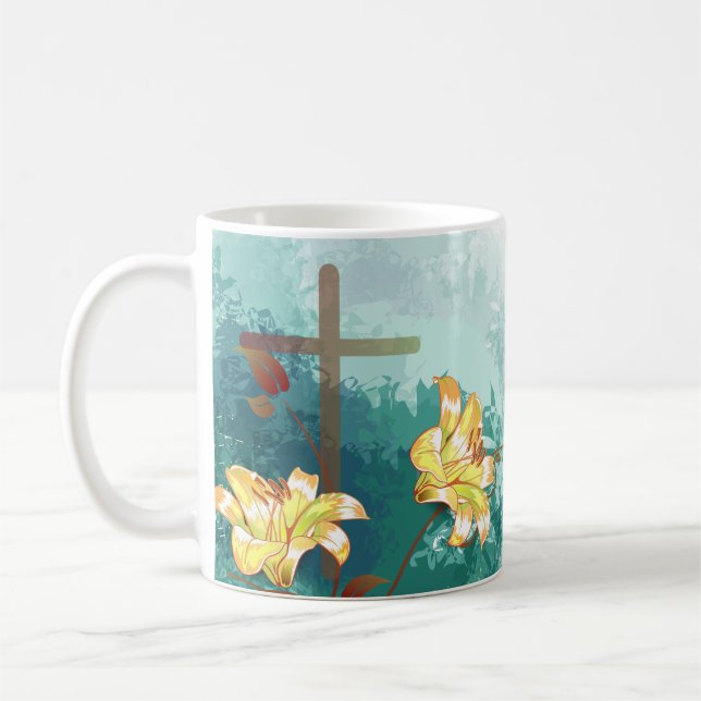 Saint Peregrine, Patron Saint of Cancer, Kor Kaffemugg (Vänster)