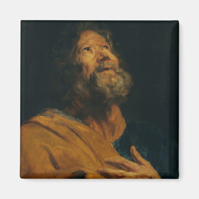 Saint Peter av Antoon van Dyck Magnet (Framsidan)