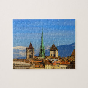 Saint Peter cathedral, Genève, Schweiz Pussel