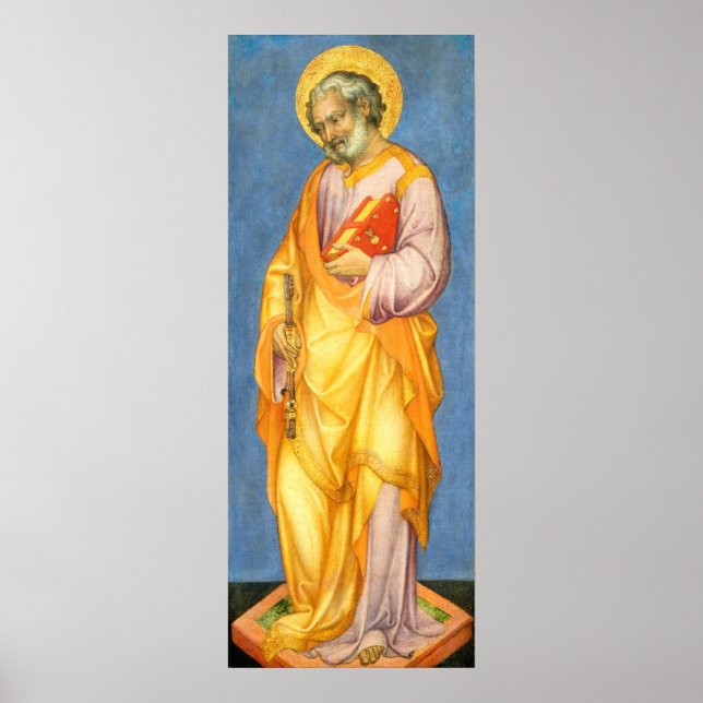 Saint Peter - Michele Giambono Fine Art Poster (Framsidan)