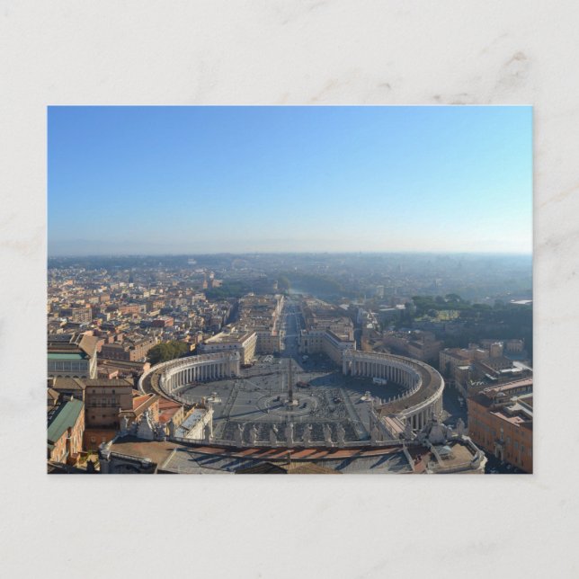 Saint Peter square Rom Vykort (Framsida)