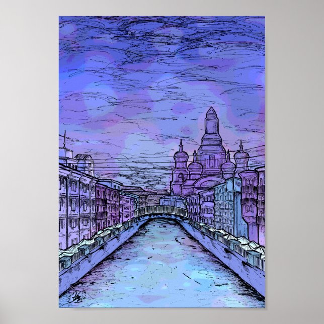 Saint Petersburg Poster (Framsidan)
