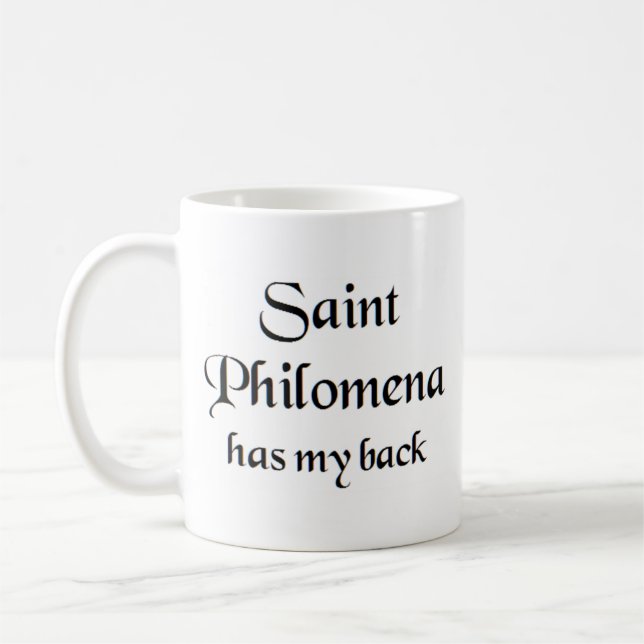 saint philomena kaffemugg (Vänster)