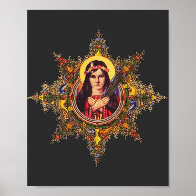 Saint Philomena Poster (Framsidan)