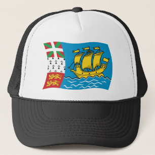 Saint Pierre och Miquelon Flagg Hatt Keps
