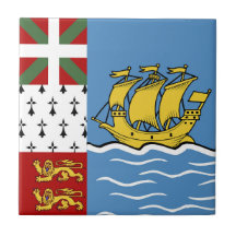 Saint Pierre och Miquelon flagga