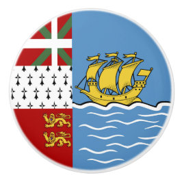 Saint Pierre och Miquelon flagga Knopp