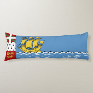 Saint Pierre och Miquelon flagga Kroppskudde